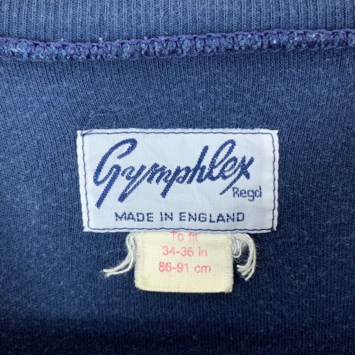 Vintage Vintage GYMPHLEX ENGLAND British Patchwork Plain Tshirt Size US S / EU 44-46 / 1 - 5 Thumbnail