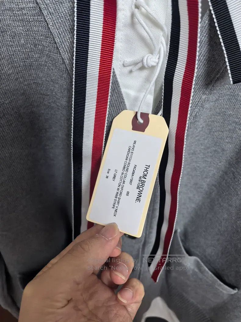 Thom Browne Thom Browne Sleeve badge cardigan Size XS / US 0-2 / IT 36-38 - 4 Thumbnail