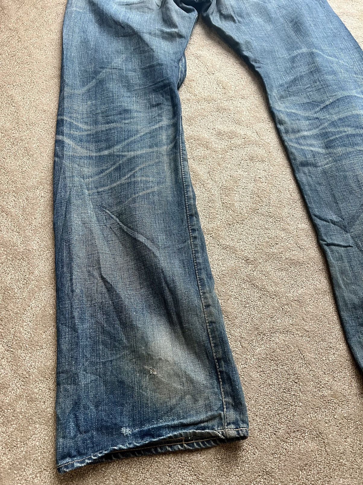 Japanese Brand × OMNIGOD × Vintage Omnigod Selvedge Smoke Flared Jeans Size US 36 / EU 52 - 18 Thumbnail