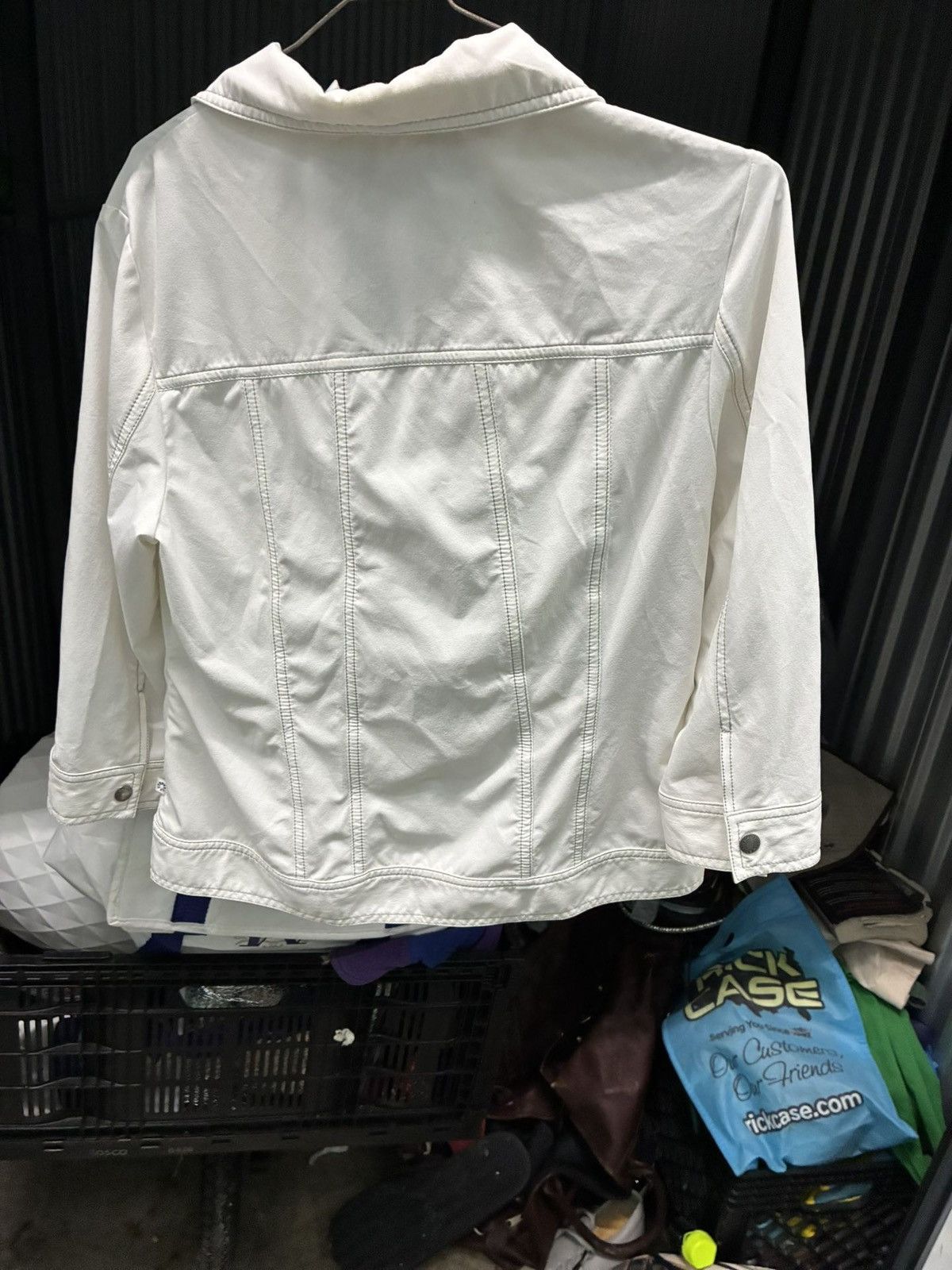 Other Eggshell Toned Light Jacket By Zenergy Size 0 Size XS / US 0-2 / IT 36-38 - 3 Thumbnail