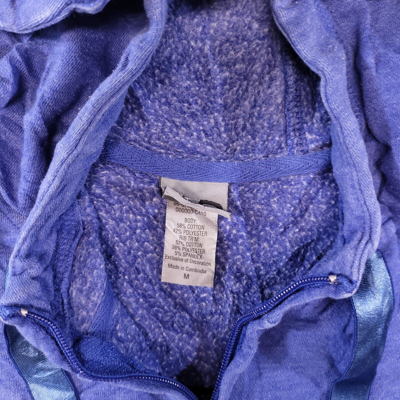 Champion Champion Long Sleeve Zip Up Hoodie Womens Size Medium M Blue Size M / US 6-8 / IT 42-44 - 3 Thumbnail