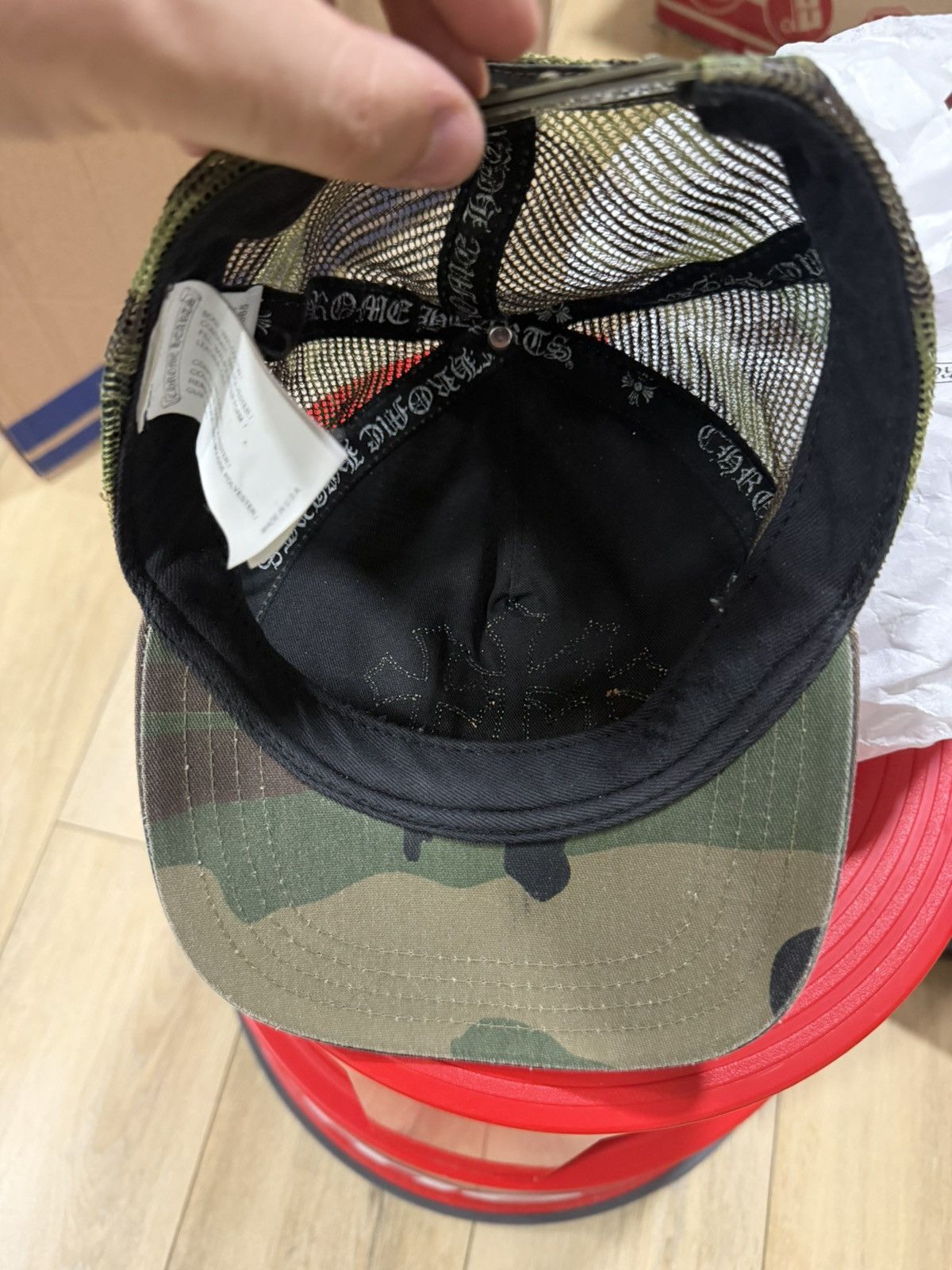 Chrome Hearts Chrome hearts vintage triple cross camo patch hat Size ONE SIZE - 6 Thumbnail