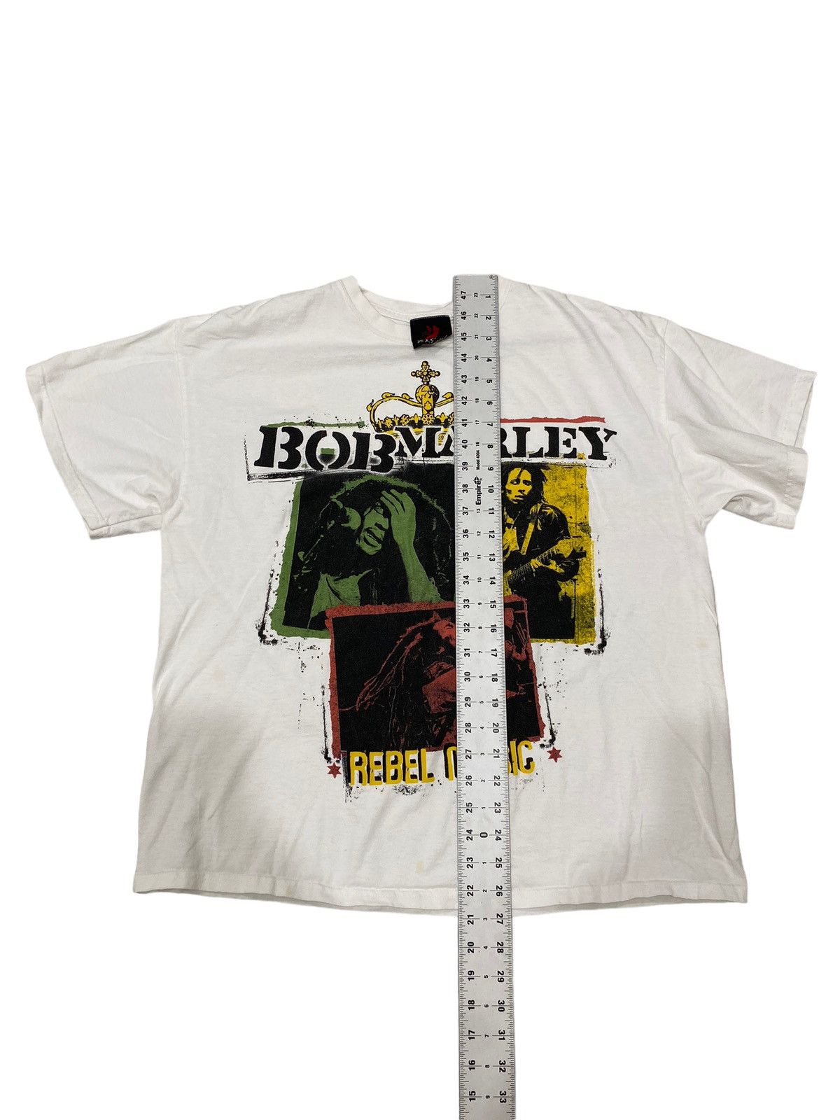 Bob Marley × Vintage × Zion Rootswear Y2K Bob Marley Zion Roots Wear T Shirt Size US XL / EU 56 / 4 - 7 Thumbnail
