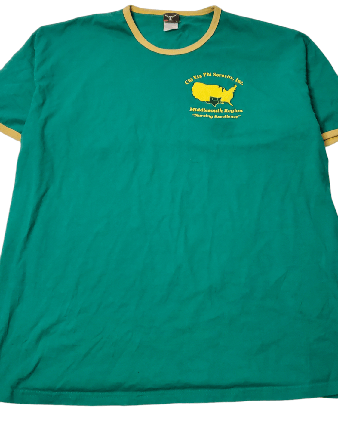 Vintage Y2K Chi Eta Phi Sorority Ringer T-Shirt Size US XL / EU 56 / 4 - 2 Thumbnail
