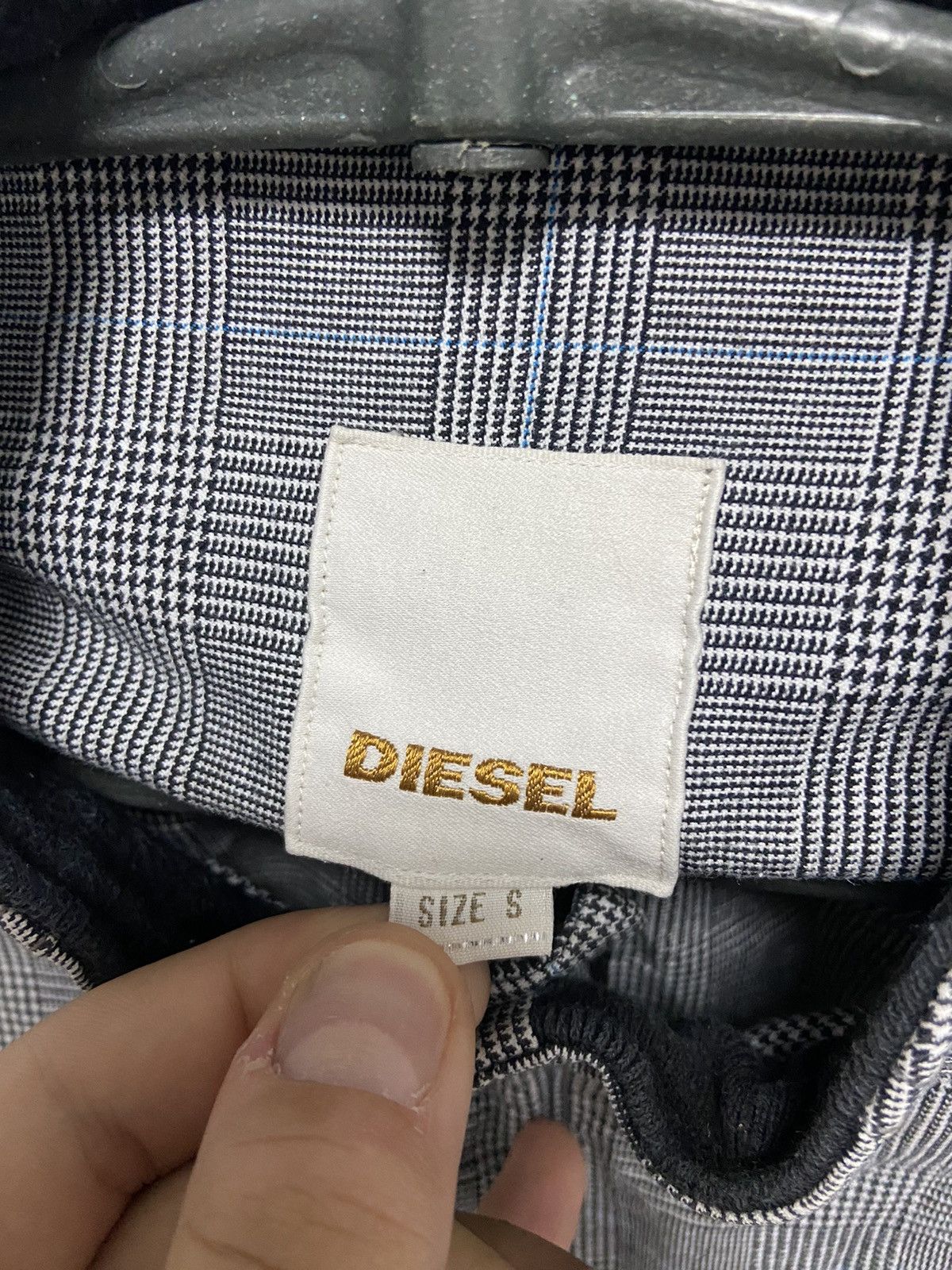 Diesel × Vintage Diesel Vintage Jacket D Logo Y2k style mesh stripe Size US S / EU 44-46 / 1 - 4 Thumbnail