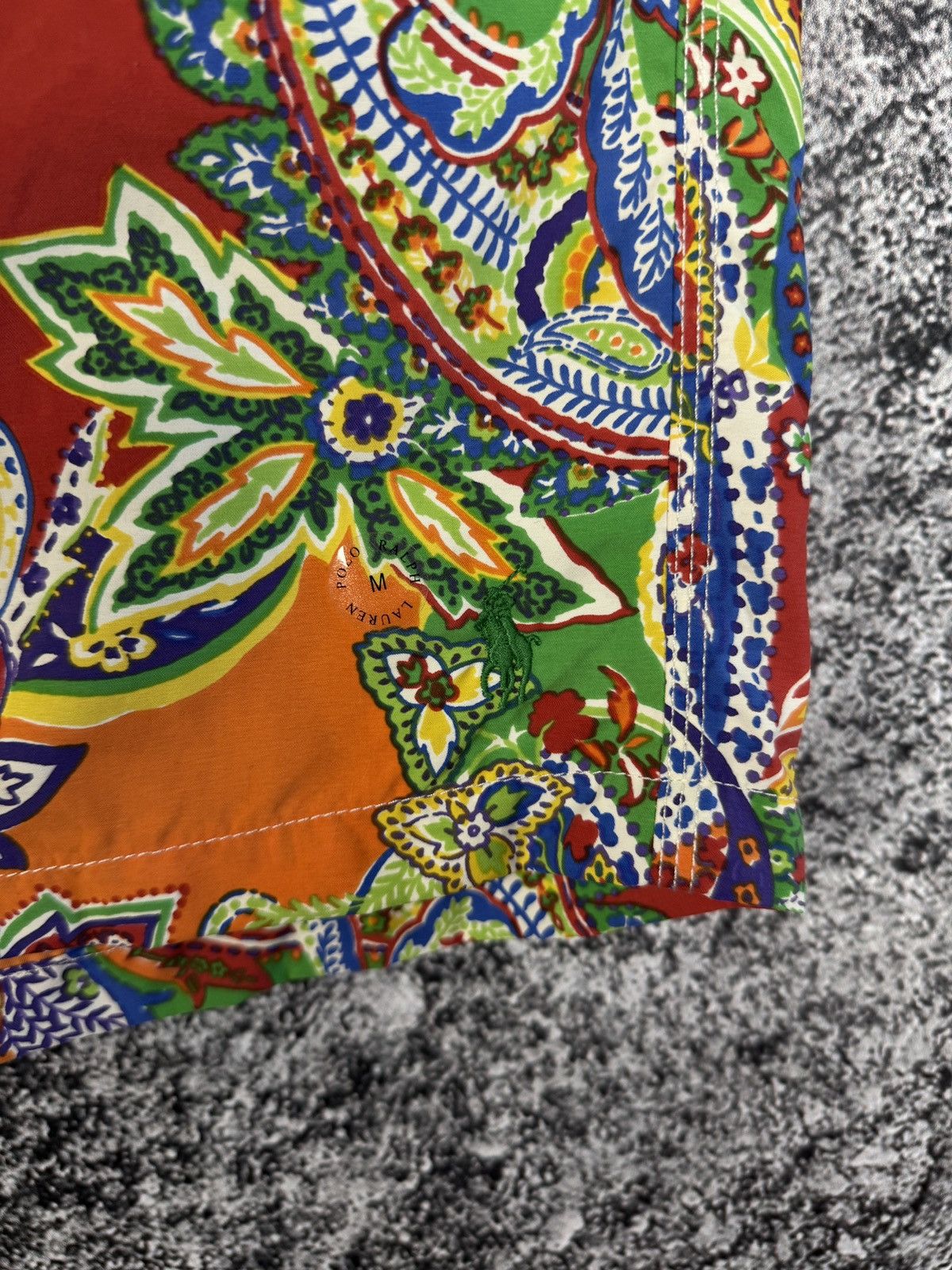 Polo Ralph Lauren Polo Ralph Lauren Swim Shorts Paisley Print Boho Vintage Size US 34 / EU 50 - 4 Thumbnail