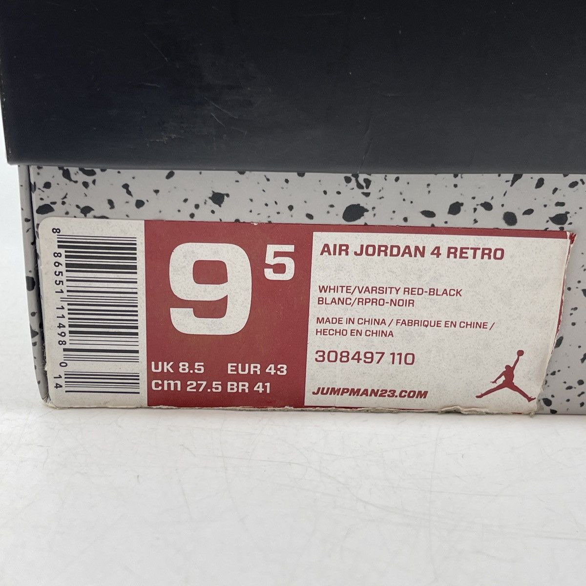 Jordan Brand Air Jordan 4 fire red Size US 9.5 / EU 42-43 - 9 Thumbnail