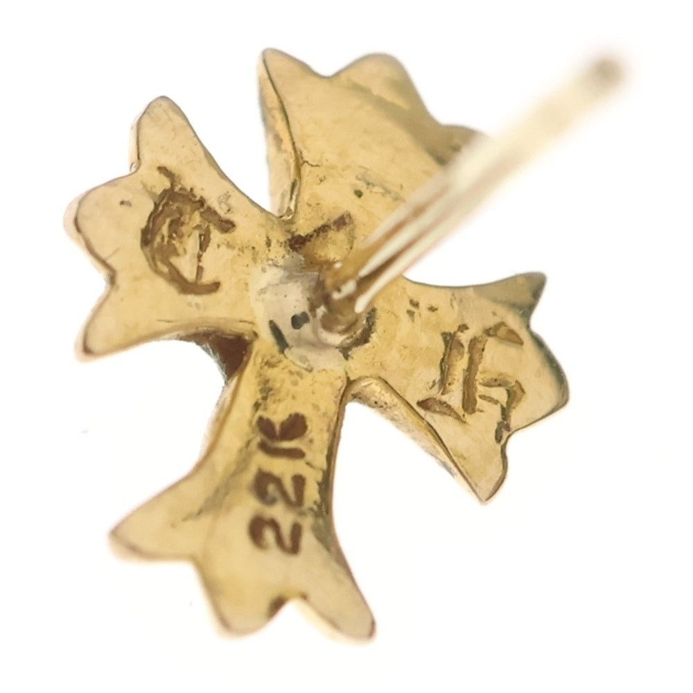 Chrome Hearts CHROME HEARTS 22K Gold Cross Stud Earring Size ONE SIZE - 5 Thumbnail