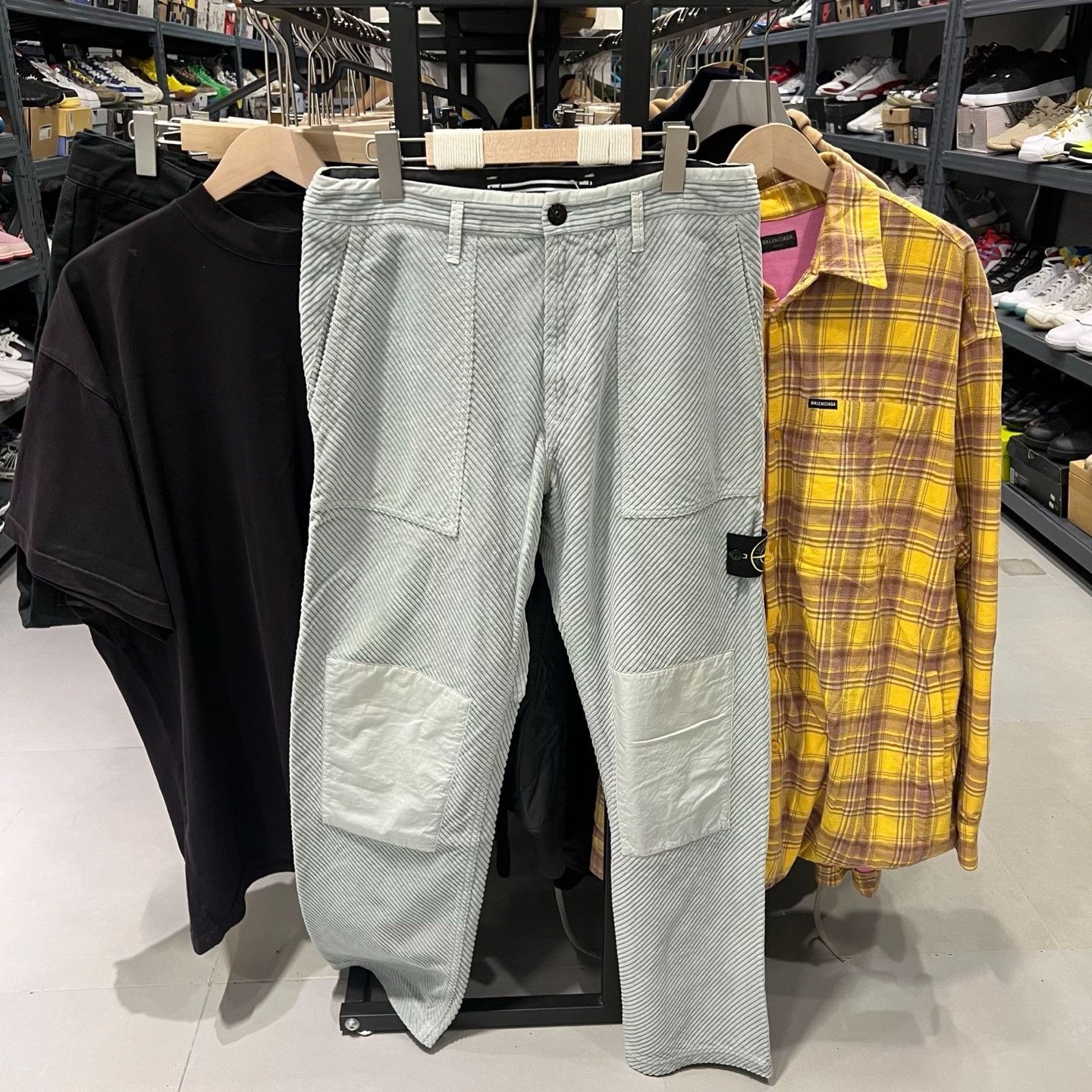 Stone Island Stone Island Blue Casual Pants 32 Men Size US 32 / EU 48 - 1 Thumbnail