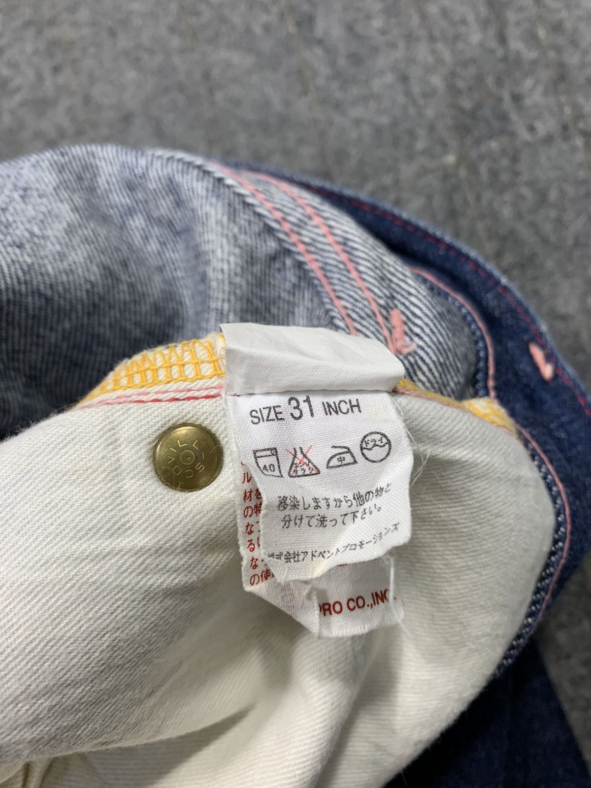 Japanese Brand Rare Selvedge Denim Pig Hip Store Dark Indigo Jeans Size US 29 - 10 Thumbnail