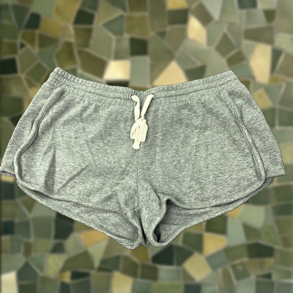 Madewell Madewell Shorts Womens Small Gray Fleece Lounge Drawstring Elastic Waist Casual Size 28" / US 6 / IT 42 - 1 Thumbnail