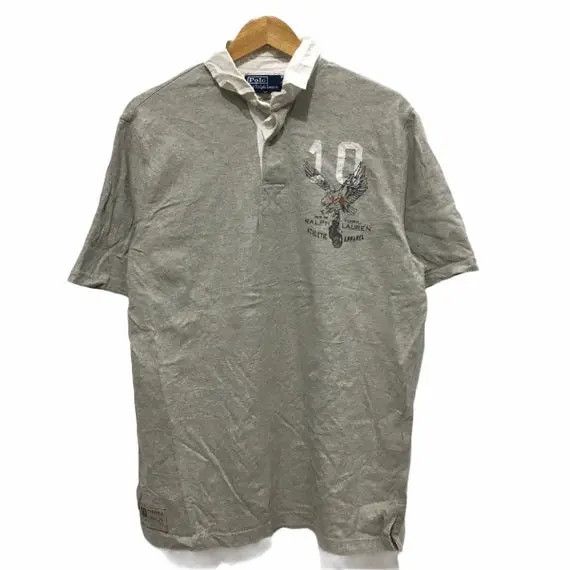 Polo Ralph Lauren POLO Ralph Lauren Collar Tee Shirt Top Athletic Apparel Size US M / EU 48-50 / 2 - 1 Thumbnail