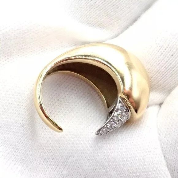 Tiffany & Co. Tiffany & Co. Elsa Peretti 18k Yellow Gold Diamond Bird Ring Size ONE SIZE - 5 Thumbnail