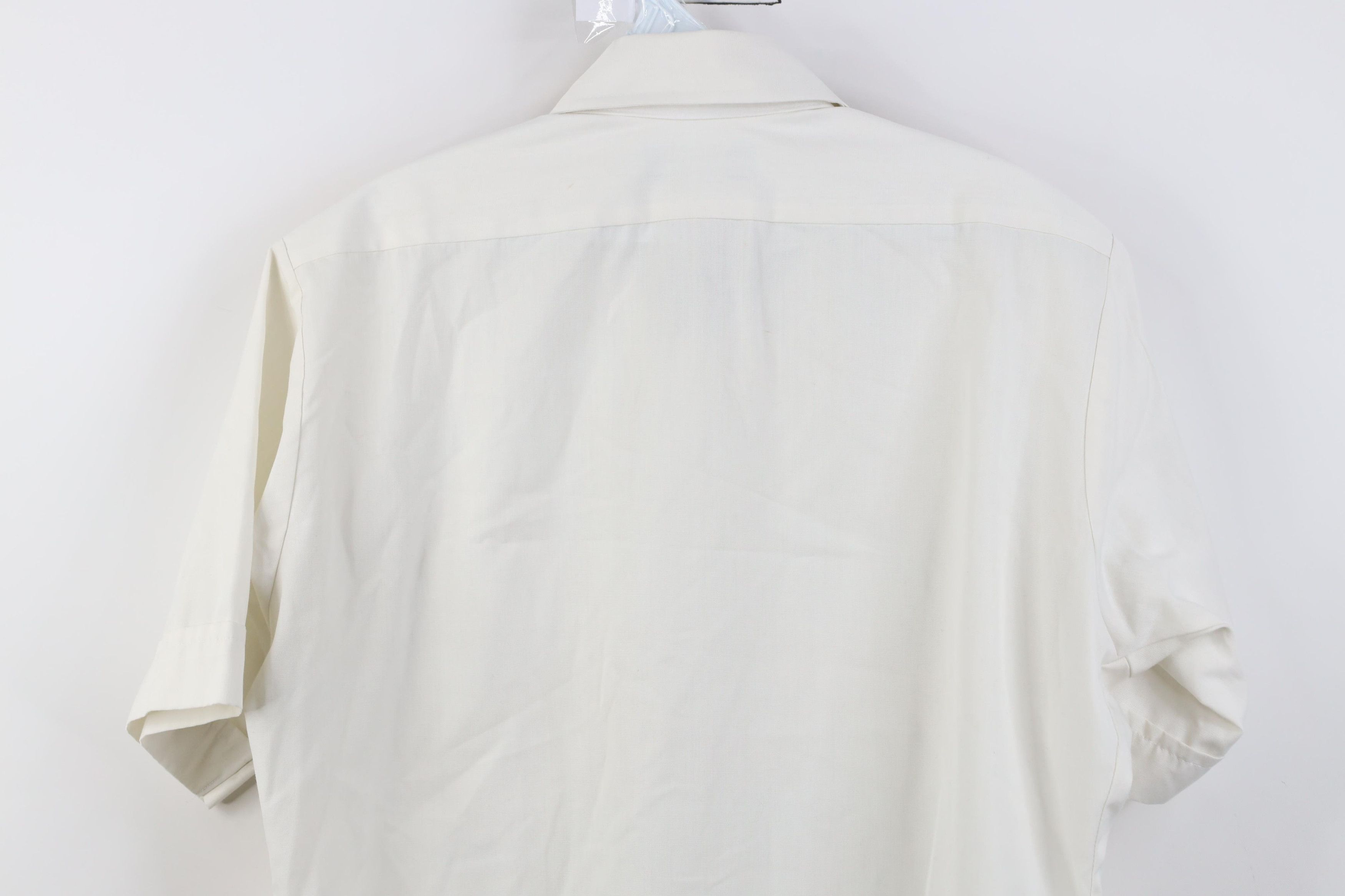 Vintage Vintage 70s The Aviator Flight Short Sleeve Button Shirt Size US M / EU 48-50 / 2 - 14 Thumbnail