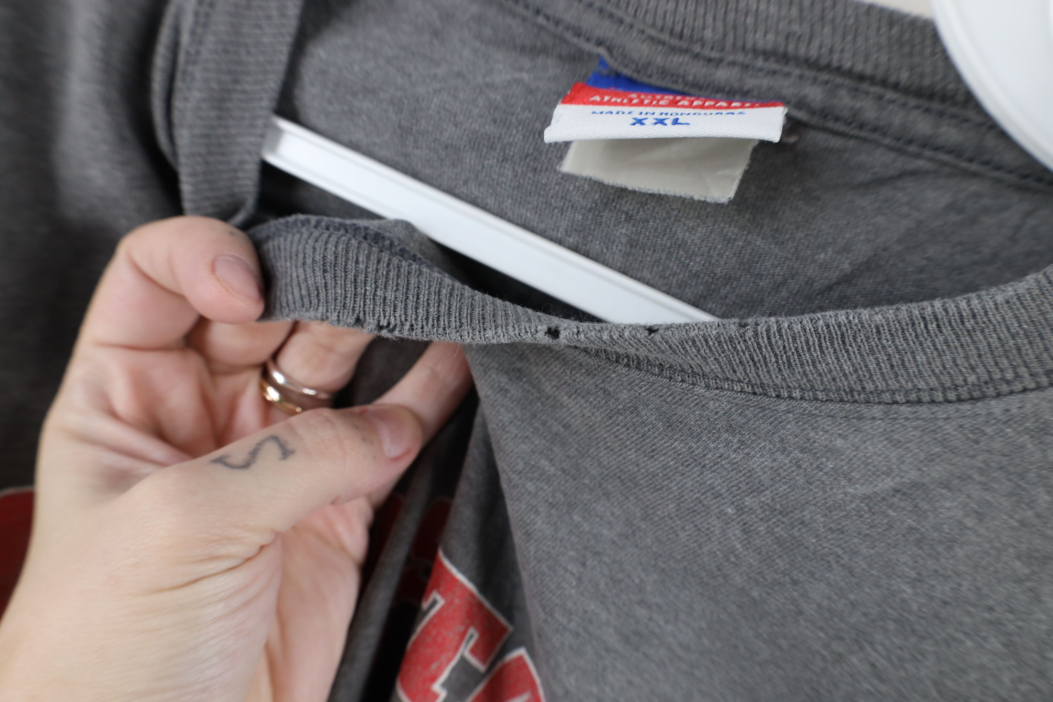 Champion × Vintage Vintage 90s Champion State University Long Sleeve T-Shirt Size US XXL / EU 58 / 5 - 9 Thumbnail