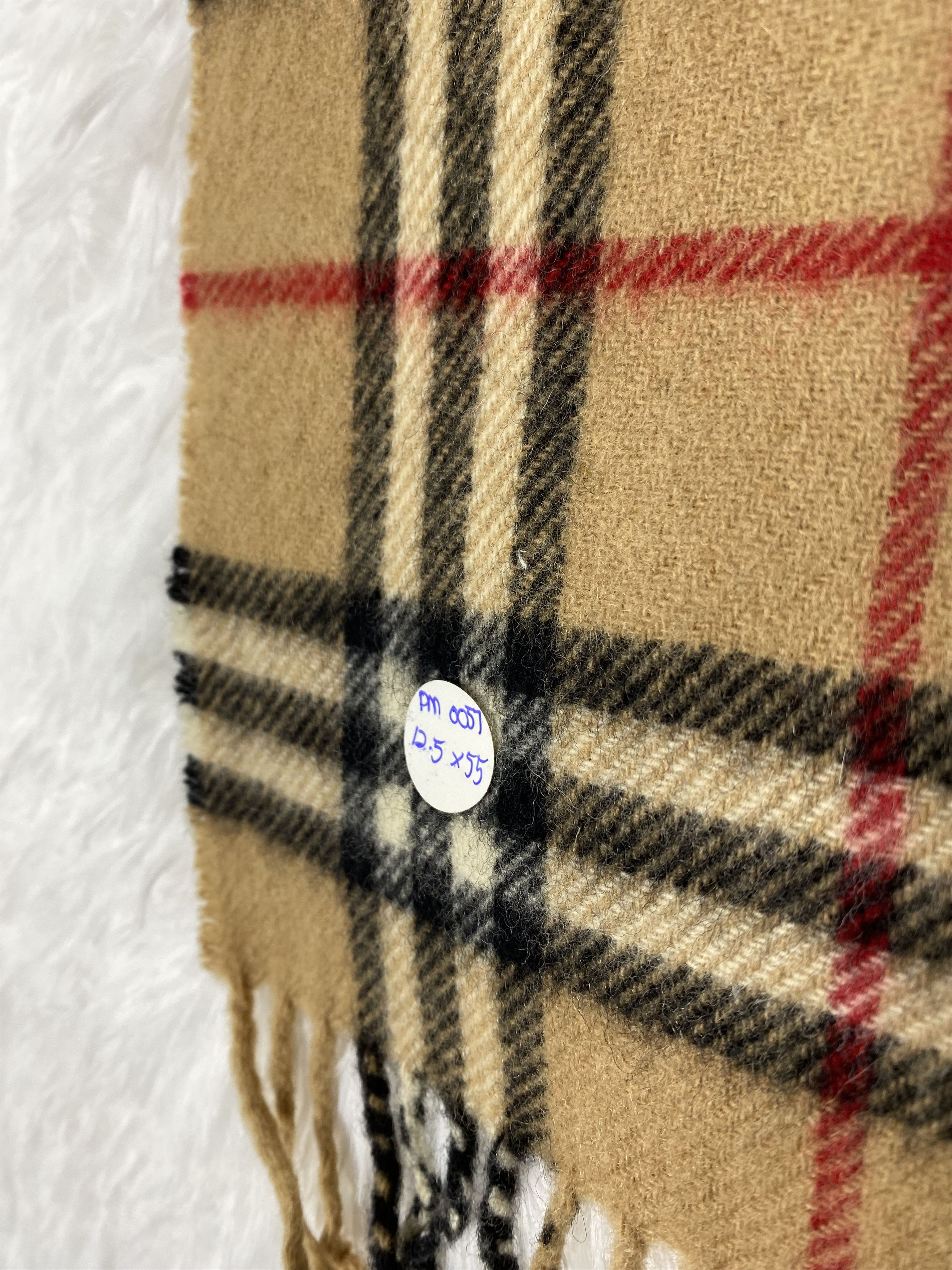 Burberry Vintage Burberry Scarf / Muffler Neckwear PM0057 Size ONE SIZE - 3 Thumbnail