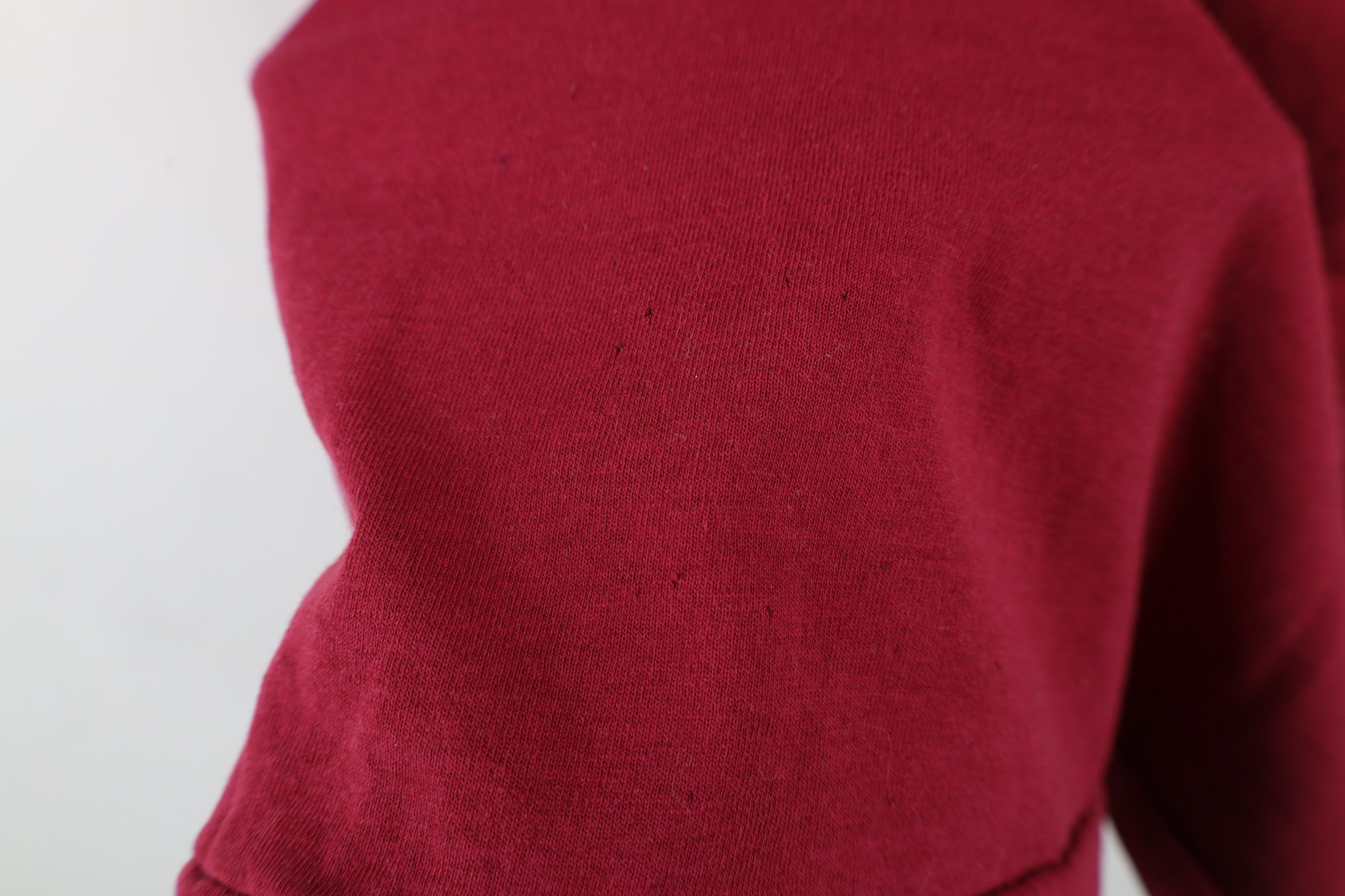 Vintage Vintage 90s Streetwear Blank Thin Pocket T-Shirt Red USA Size US M / EU 48-50 / 2 - 9 Thumbnail