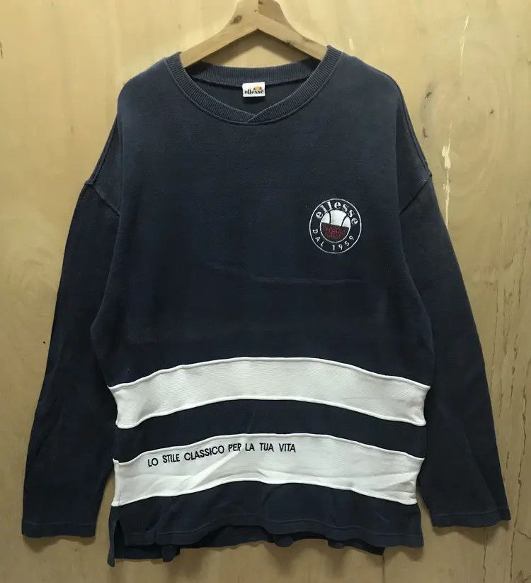 Ellesse Vintage 90's Ellesse Sweatshirts Size US XL / EU 56 / 4 - 1 Thumbnail