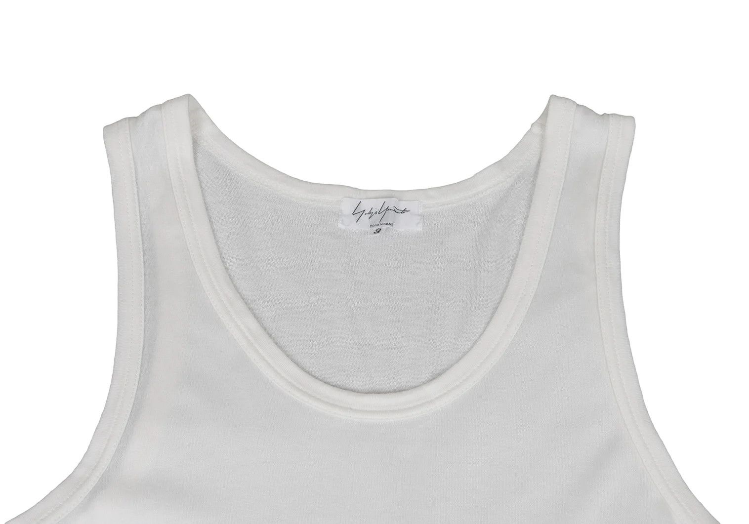 Yohji Yamamoto Yohji Yamamoto Cotton Long Tank Top Off 3 Size US S / EU 44-46 / 1 - 2 Thumbnail