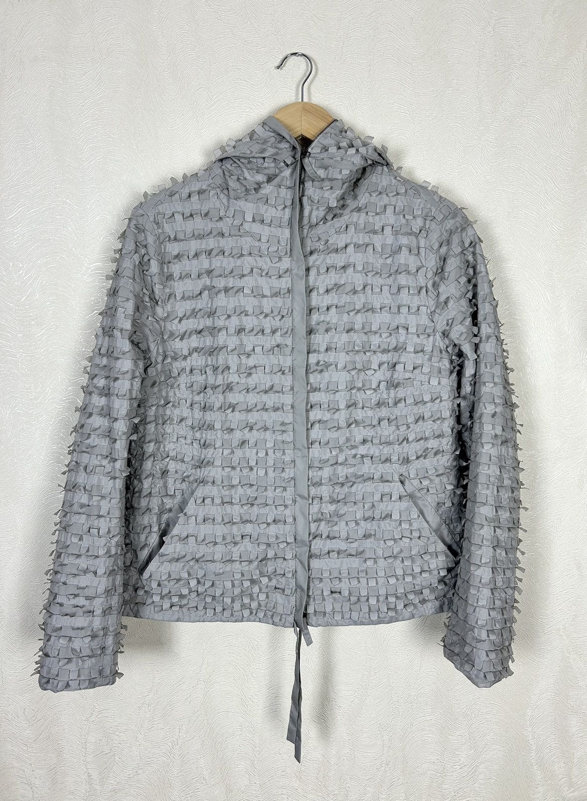 Annette Gortz × Vintage Annette Gortz Textured Grey Designer Jacket Size EU36 Size XS / US 0-2 / IT 36-38 - 1 Thumbnail