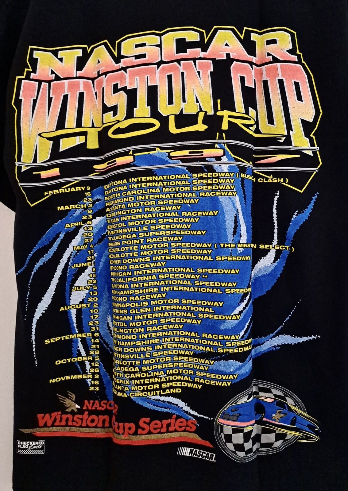 NASCAR NASCAR x WINSTON CUP x Tour T-Shirt 1997 Size US L / EU 52-54 / 3 - 4 Thumbnail