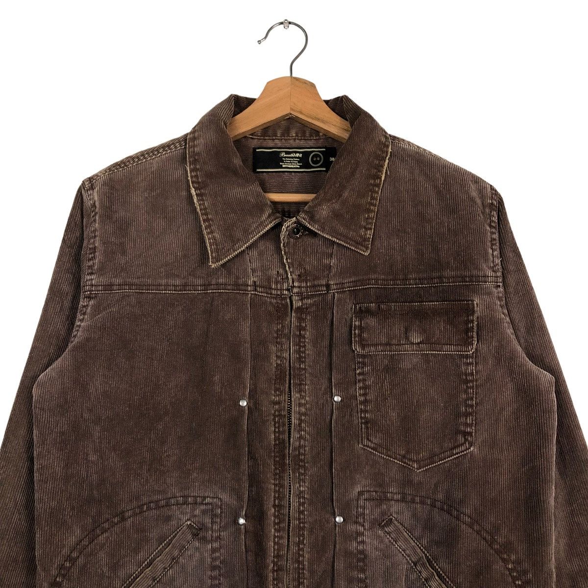 Hysteric Glamour VINTAGE TRUCKER BIKER JACKET CORDUROY BREATHMINT NUMBERNINE Size US M / EU 48-50 / 2 - 3 Thumbnail