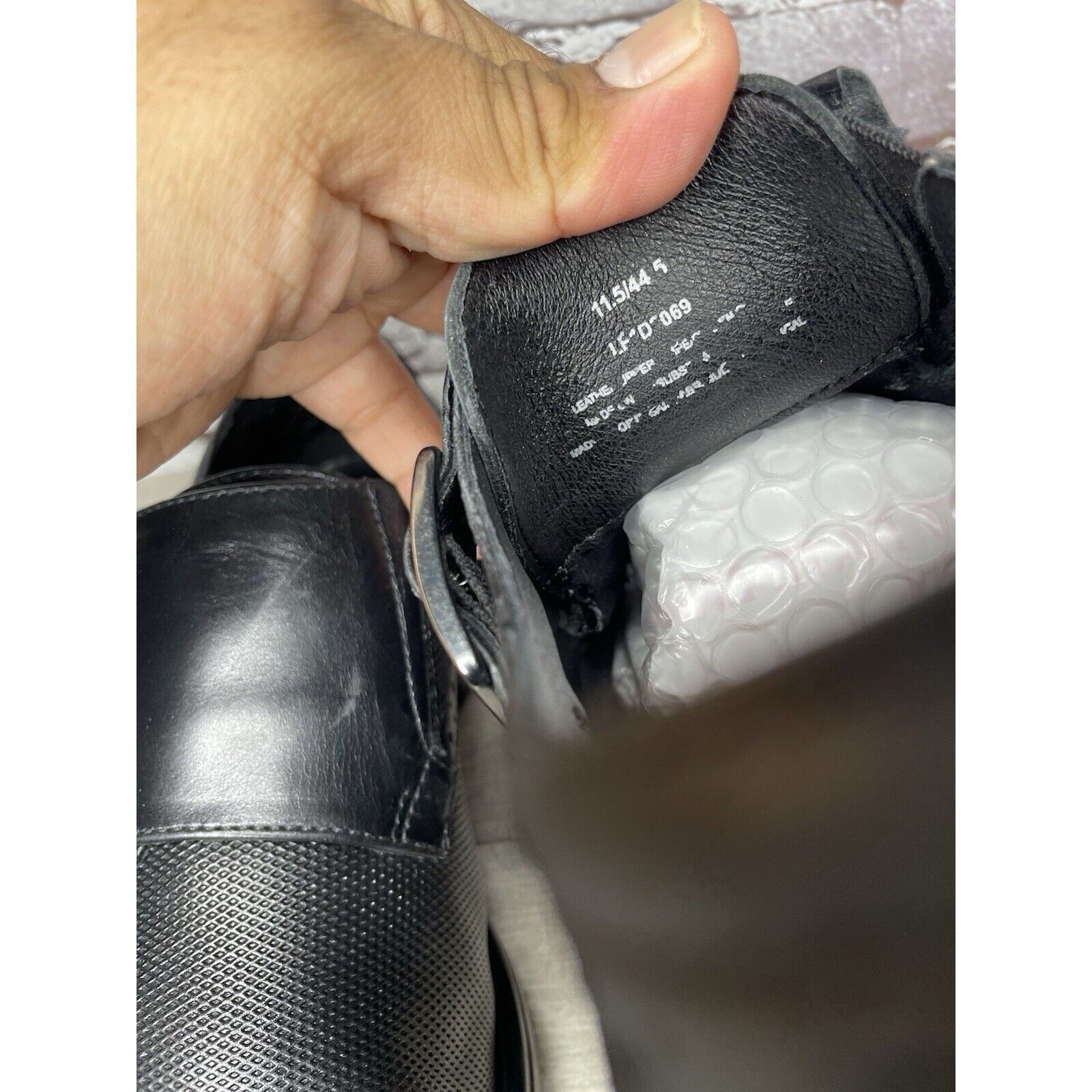 Karl Lagerfeld KARL LAGERFELD Black Leather Double Monk Strap Loafers Shoes Size US 11.5 / EU 44-45 - 10 Thumbnail