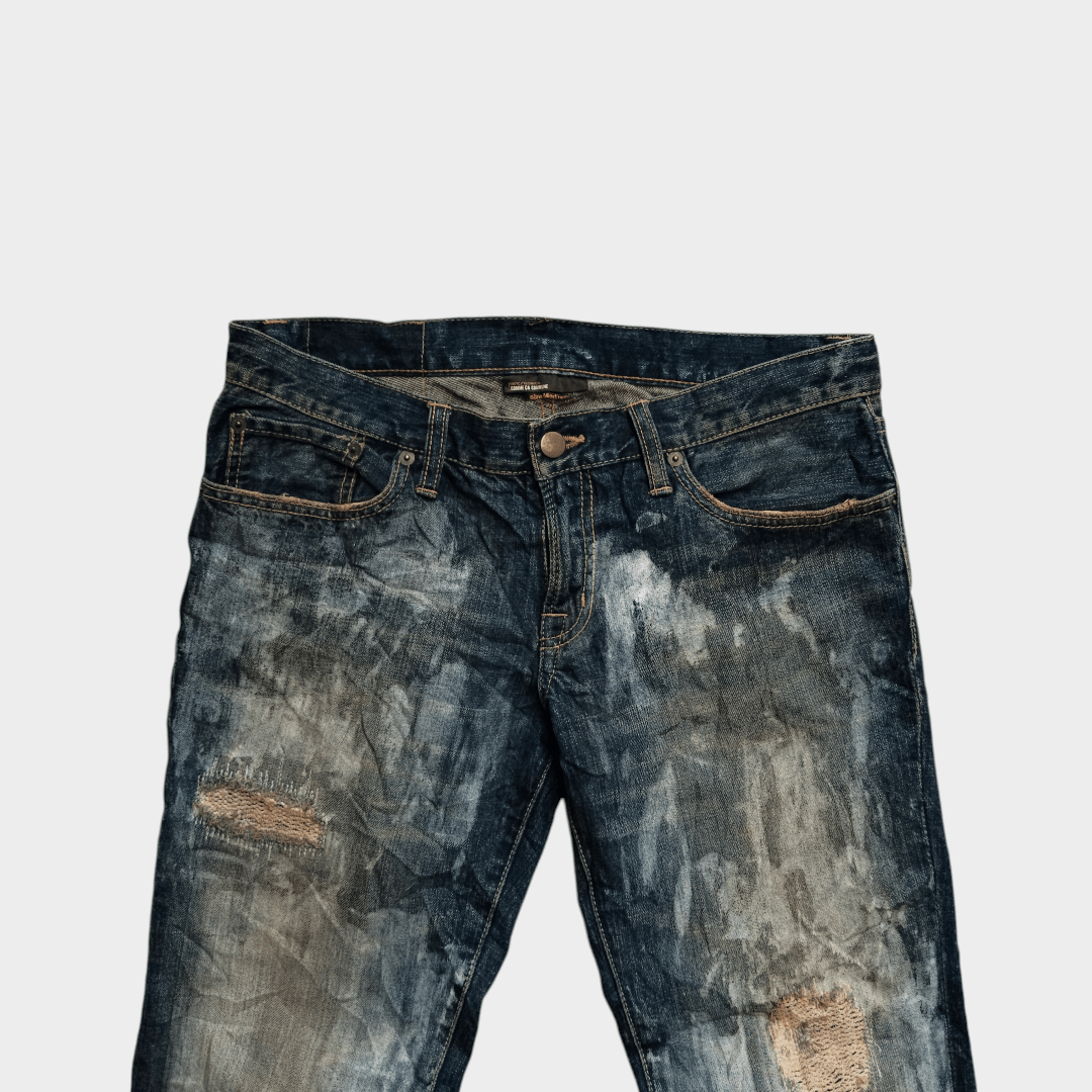 Tornado Mart Comme ca commune paint splash splatter jeans Size US 32 / EU 48 - 3 Thumbnail