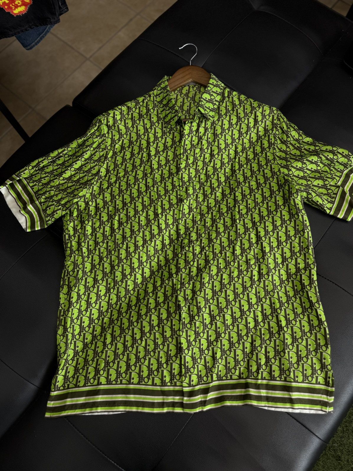 Dior Dior Silk Button Up Green Size 39/M $1750 Retail Exlusive Size US M / EU 48-50 / 2 - 10 Thumbnail