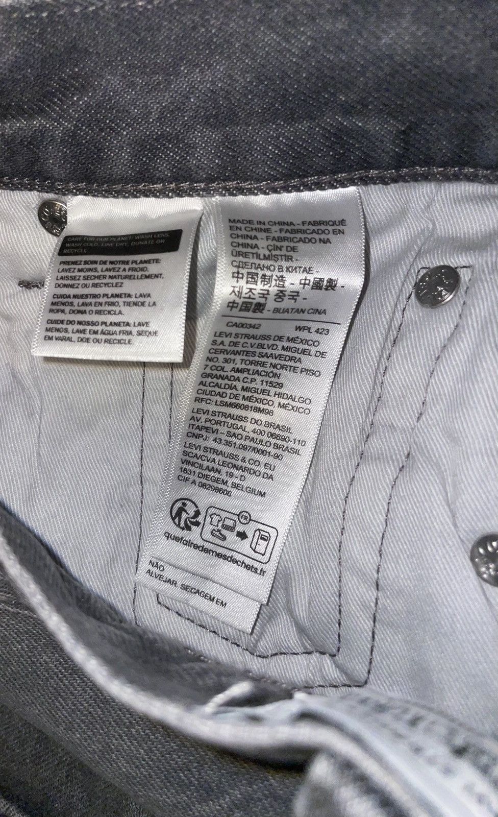JJJJound × Levi's JJJJound Levi’s Gray Denim Size US 30 / EU 46 - 5 Thumbnail