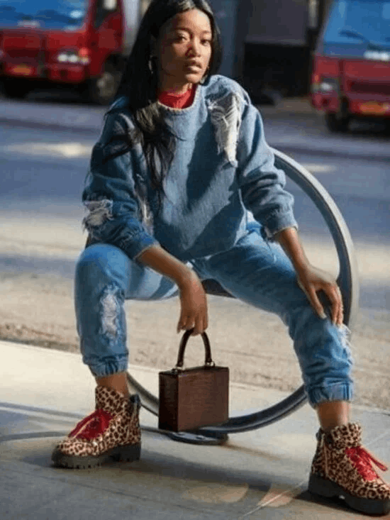 Other Ksenia Schnaider FW 2018 RTW Distressed Denim Sweater Size S / US 4 / IT 40 - 2 Thumbnail