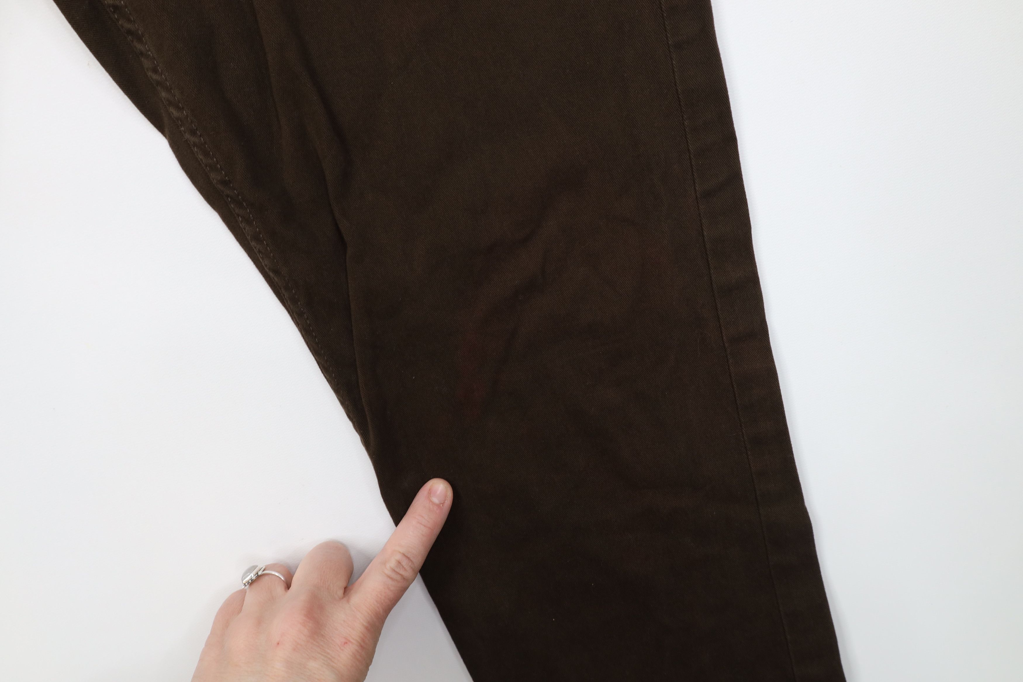 Levi's Vintage Y2K Levis 502 Slim Taper Leg Twill Pants Brown Size US 33 - 5 Thumbnail