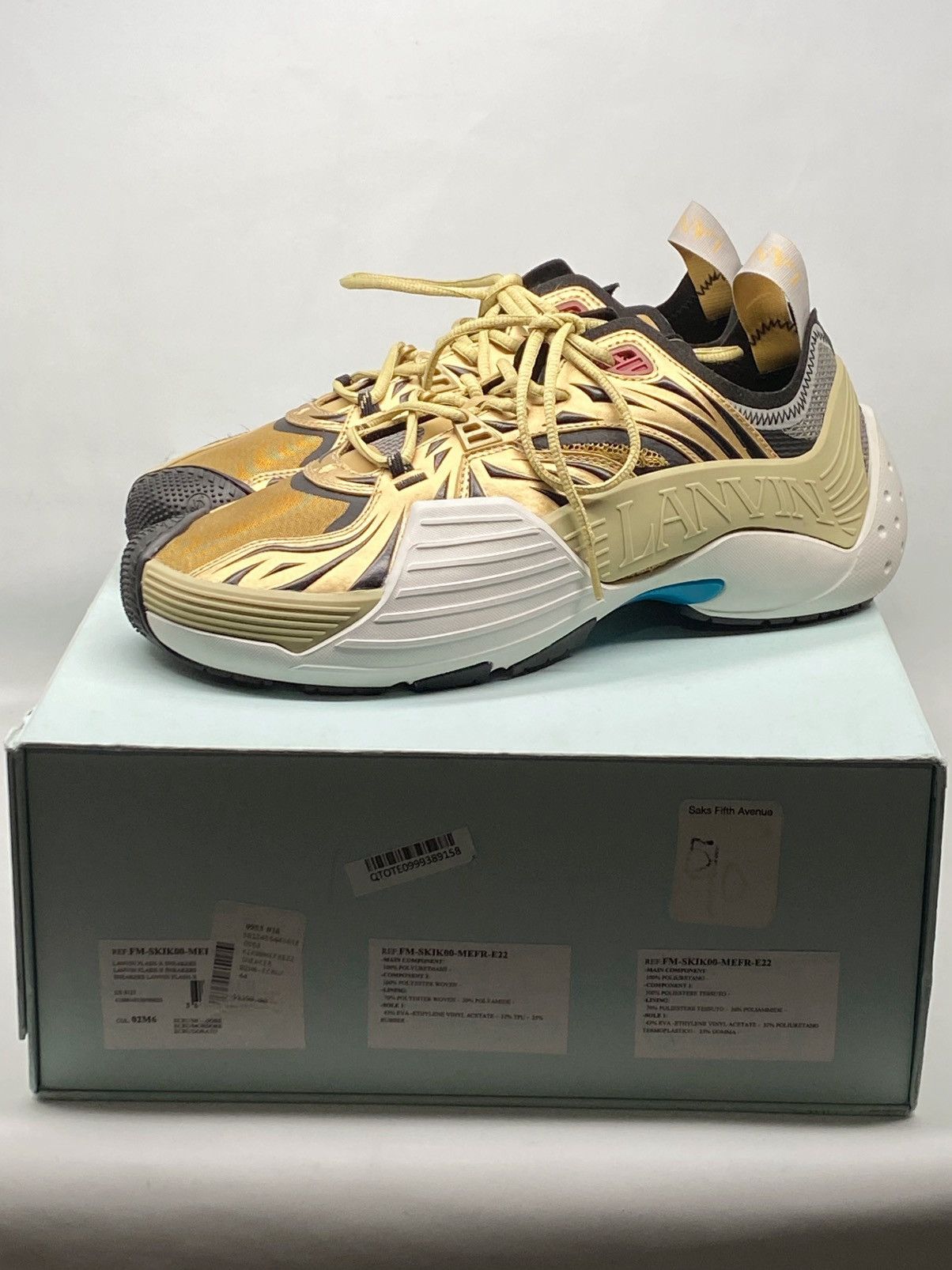 Lanvin Lanvin Logo Low Top Mesh Sneakers size 44/us size 11 Size US 11 / EU 44 - 13 Thumbnail