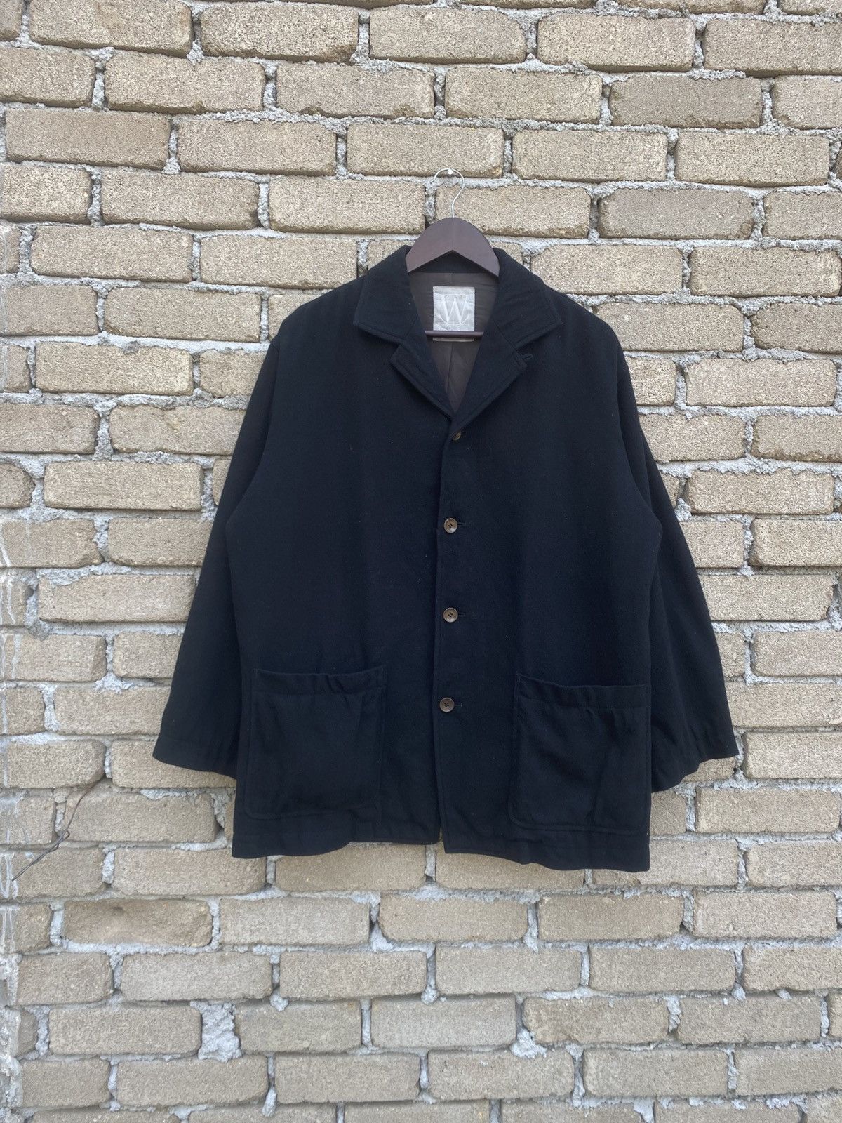 Yohji Yamamoto Workshop by Yohji Yamamoto Button Up Jacket In Wool Size US L / EU 52-54 / 3 - 2 Thumbnail