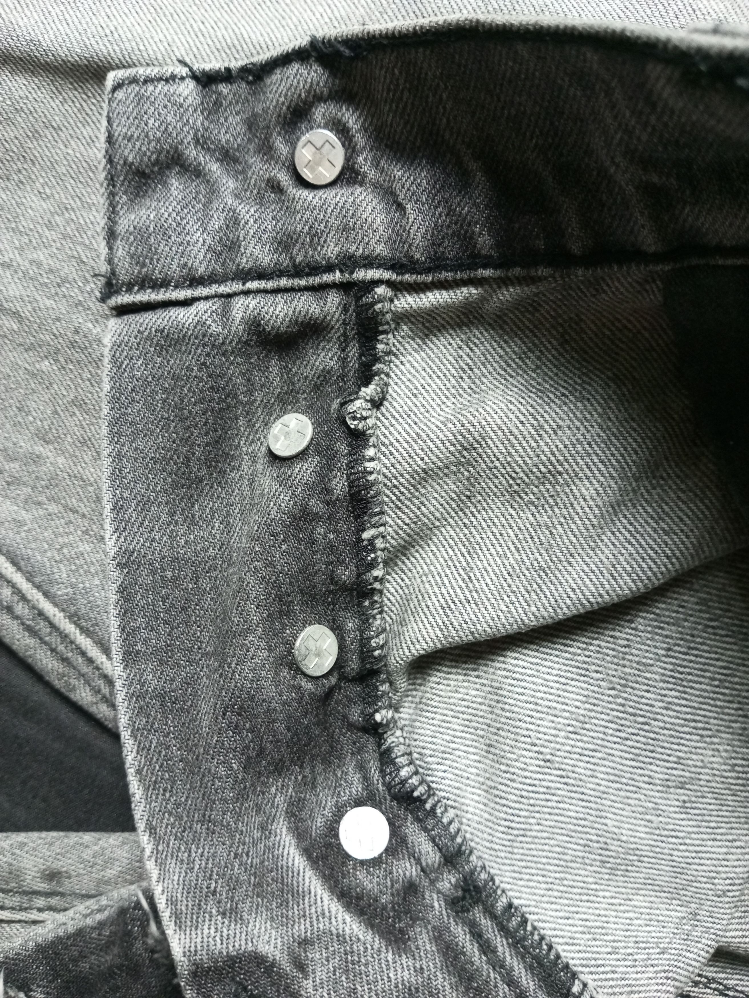 Ksubi Ksubi Grey Denim Distressed Jeans Size US 30 / EU 46 - 7 Thumbnail
