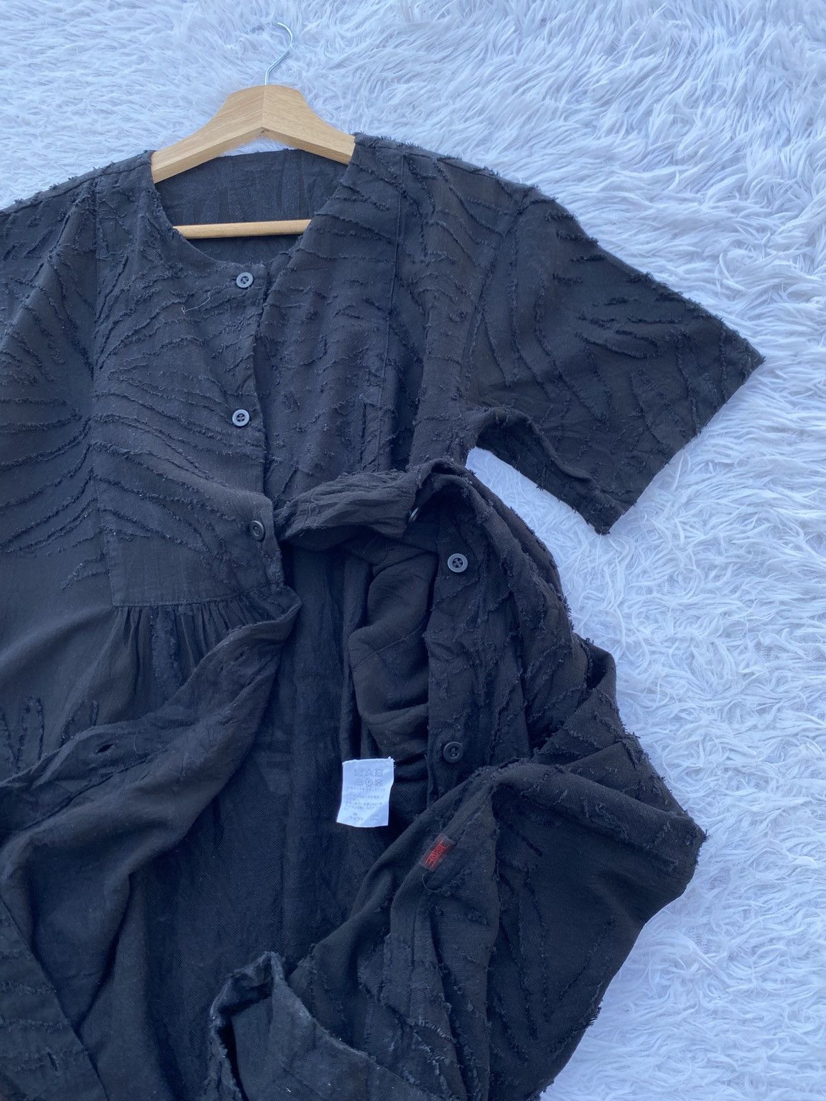 Issey Miyake Rare Haat by Issey Miyake Maxi Black Dress Size M / US 6-8 / IT 42-44 - 12 Thumbnail