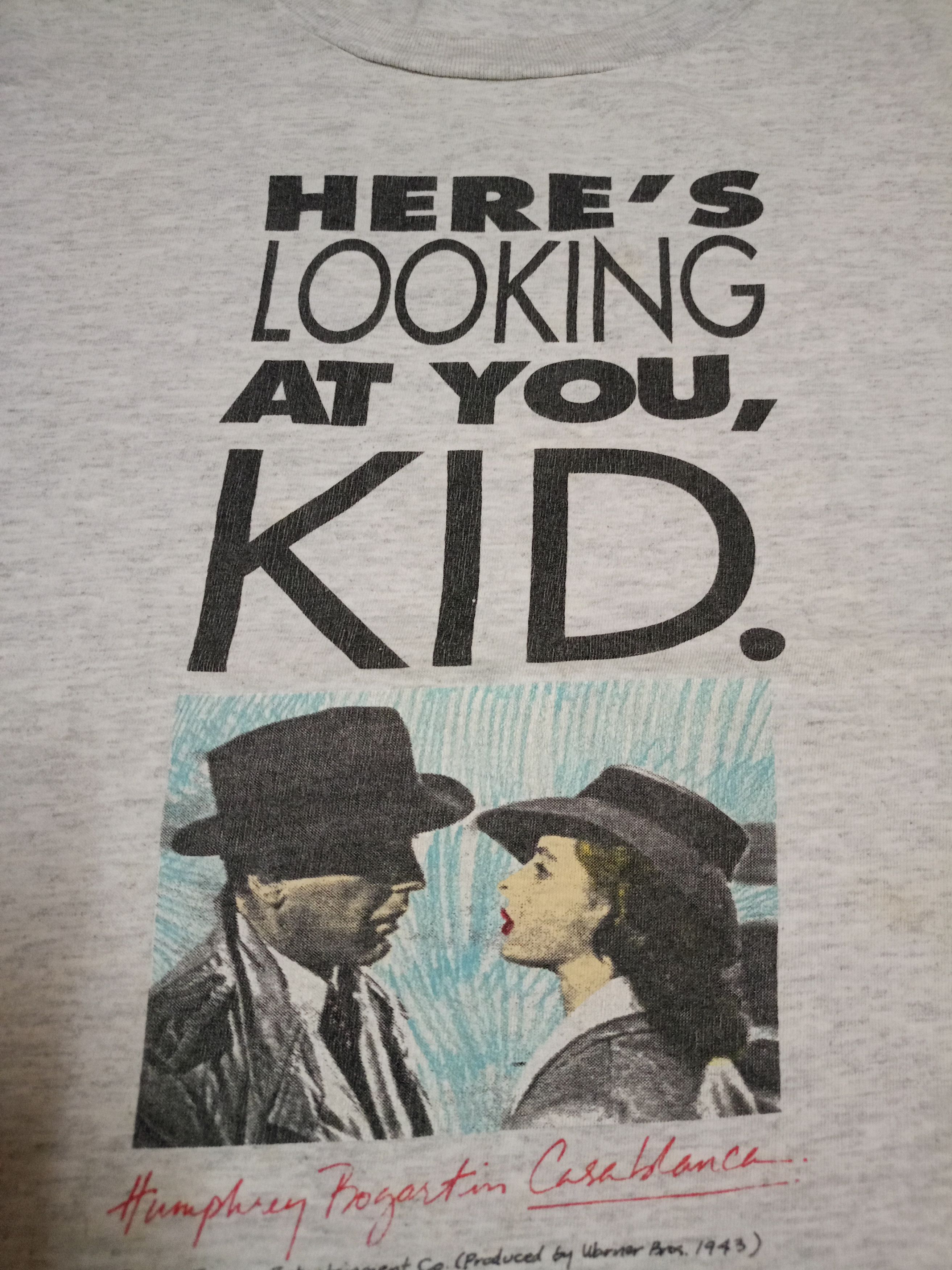 Vintage Vintage Casablanca movie t shirt Size US XL / EU 56 / 4 - 2 Thumbnail