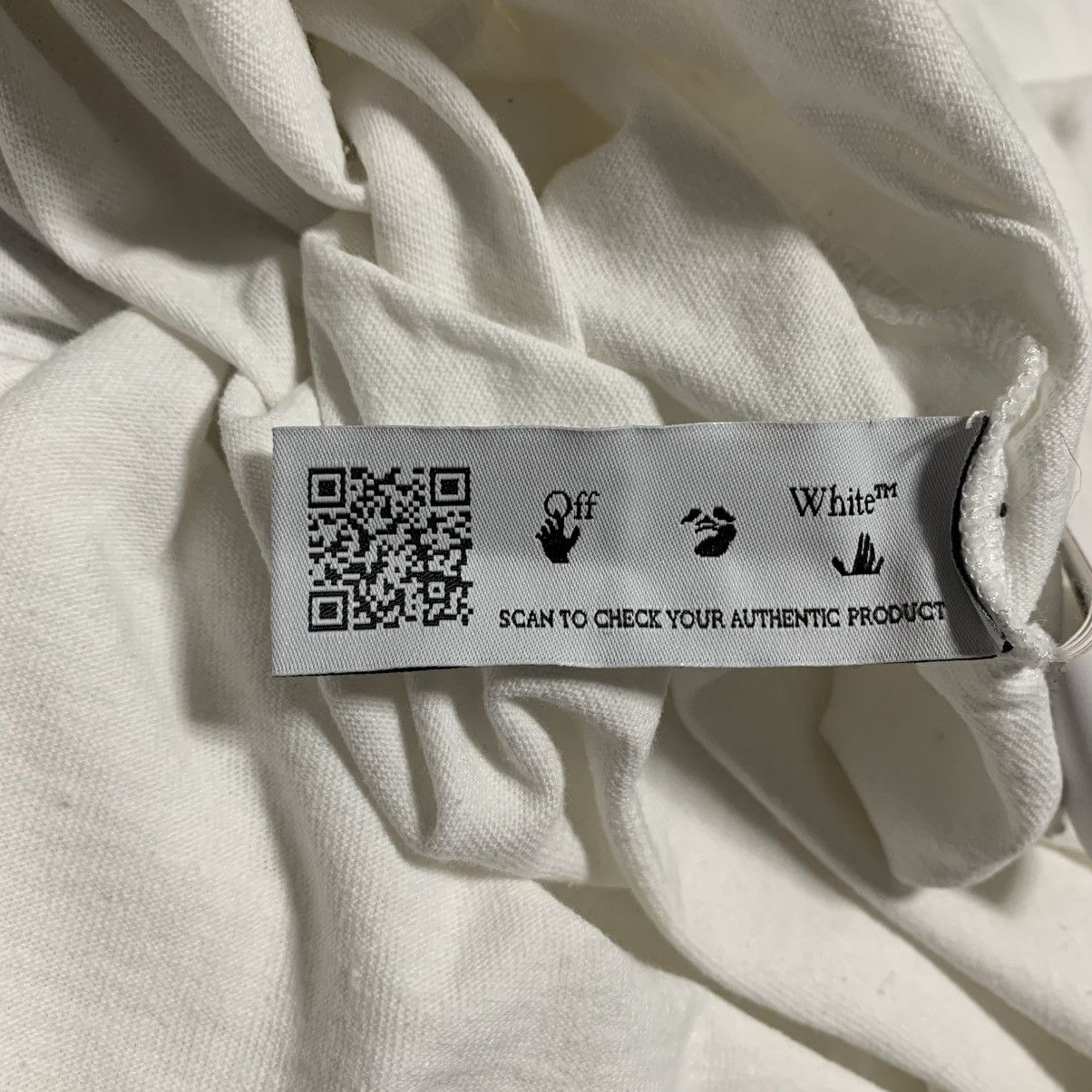 Off-White Off White Small Graphic White Tee Virgil Abloh Boxy Fit Size US S / EU 44-46 / 1 - 8 Thumbnail
