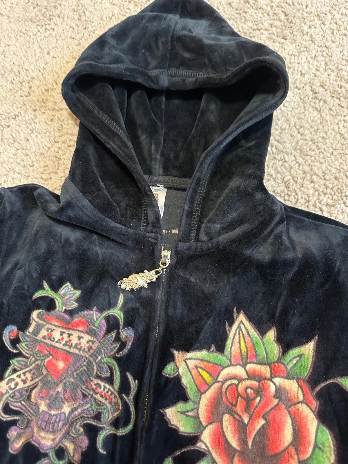 Ed Hardy Vintage Y2k Ed Hardy Tattoo Cropped Jacket pants Bundle Size L / US 10 / IT 46 - 8 Thumbnail