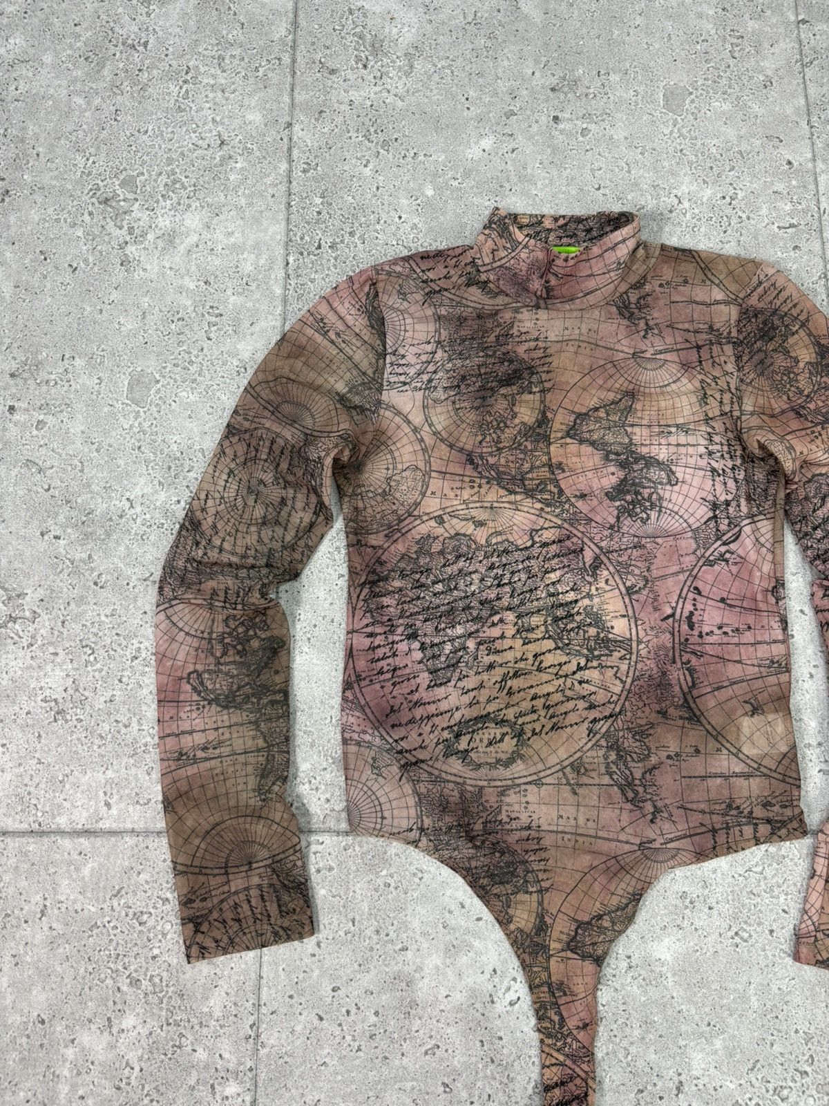 Jaded London × Japanese Brand Vintage Style 00s Jaded London Mesh Bodysuit Avant Garde Y2K Size M / US 6-8 / IT 42-44 - 3 Thumbnail