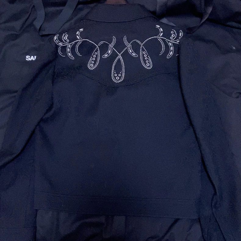 Saint Laurent Paris Saint Laurent Paris Saint Laurent Black Patterned Jacket-2 Size US L / EU 52-54 / 3 - 4 Thumbnail