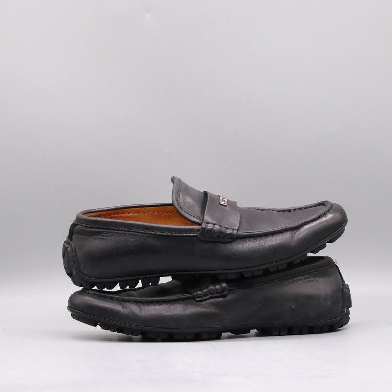 Gucci Gucci Leather Logo Loafers for Men -2508 Size US 8 / EU 41 - 6 Thumbnail
