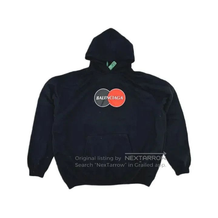 Balenciaga Balenciaga Black Oversized Hoodie for Men. Size US XXS / EU 40 - 2 Thumbnail