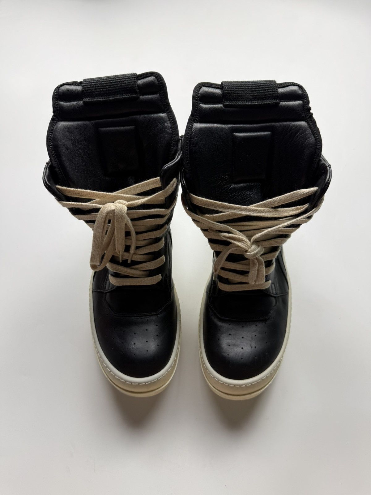 Rick Owens Rick Owens Black Geobasket Size US 7 / IT 37 - 4 Thumbnail