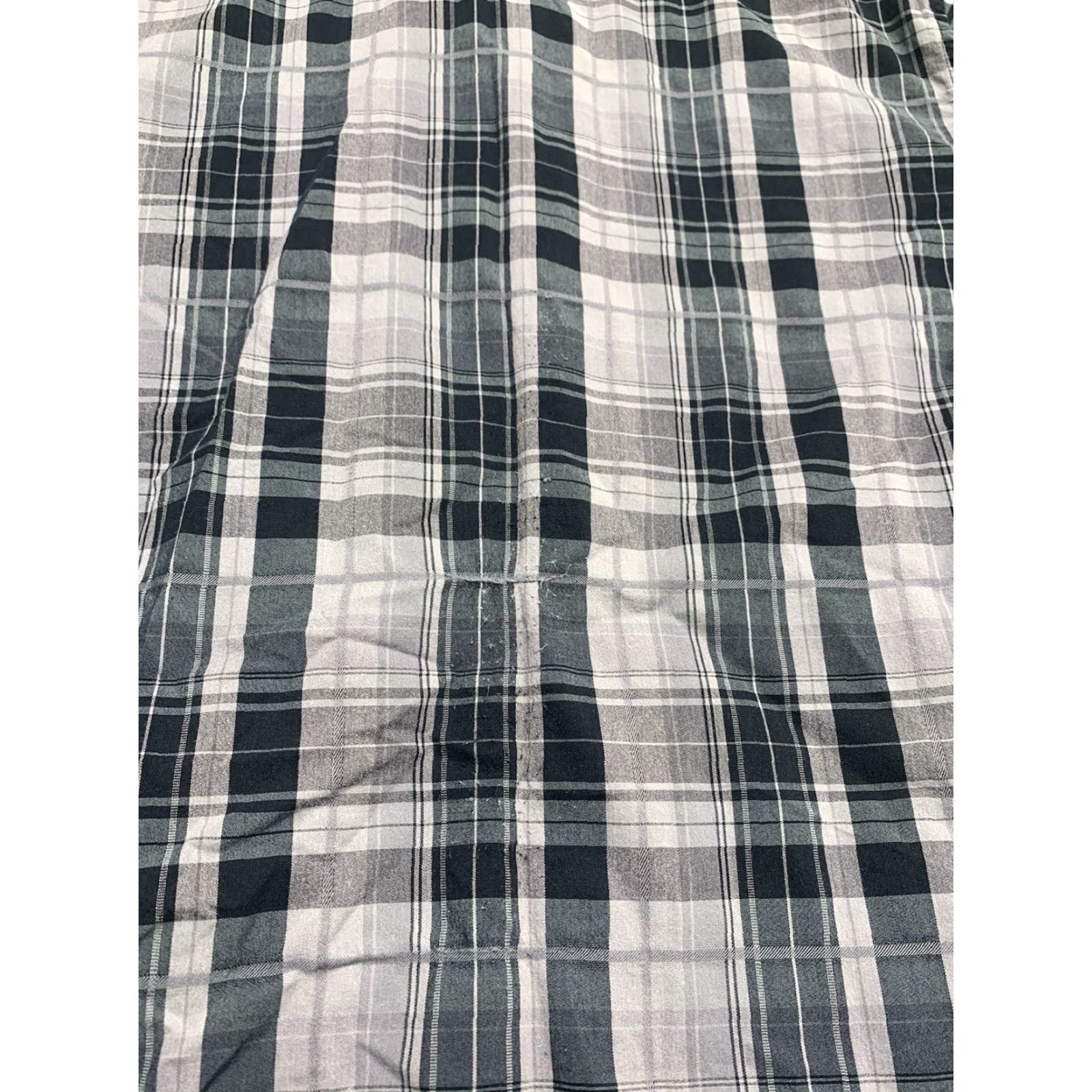 Vintage Klim Downtime Button Up Shirt Mens Medium Short Sleeve Plaid Black Size US M / EU 48-50 / 2 - 7 Thumbnail