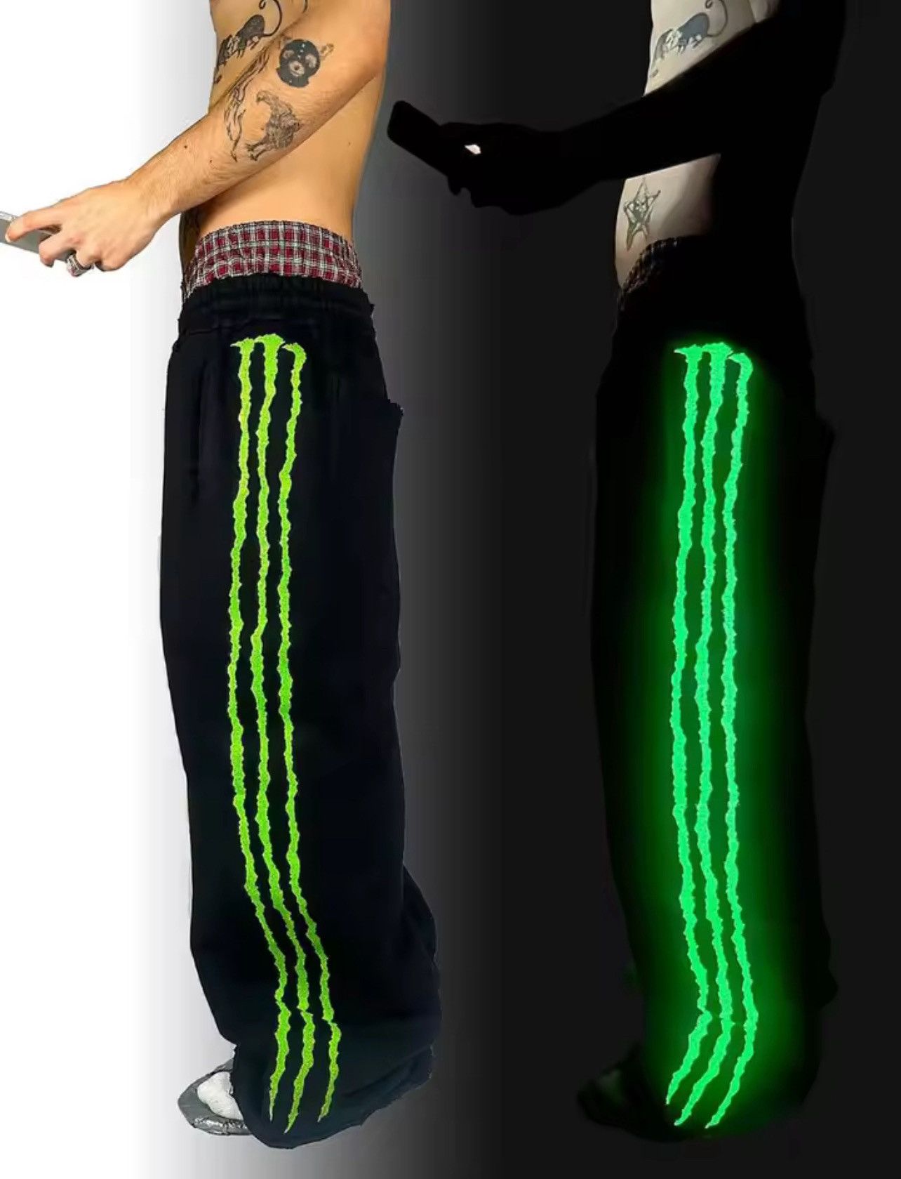 Japanese Brand × Other Fluorescent Y2K Casual Loose Pants Size US 32 / EU 48 - 3 Thumbnail