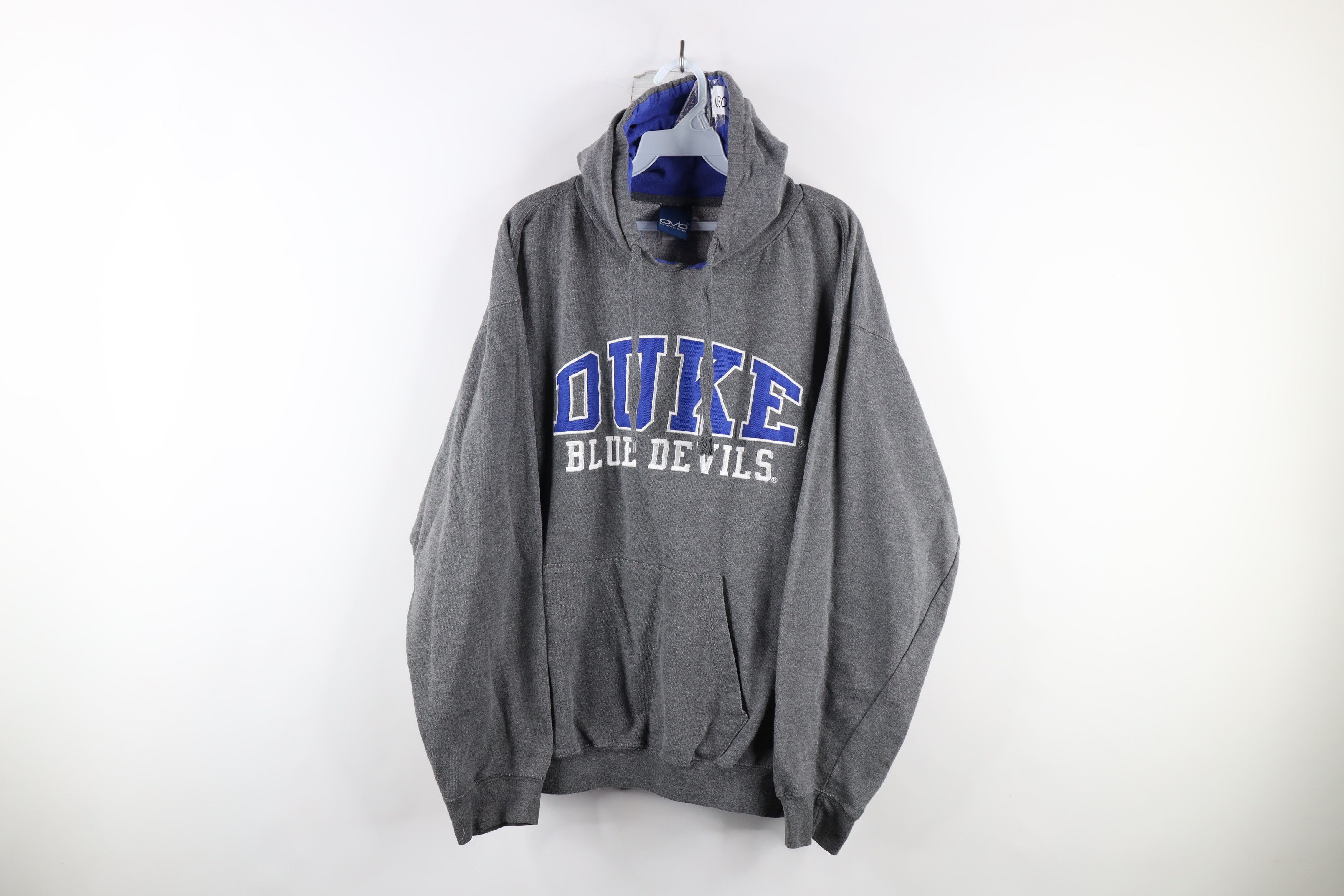 Vintage Vintage Spell Out Duke University Hoodie Sweatshirt Gray Size US L / EU 52-54 / 3 - 1 Thumbnail