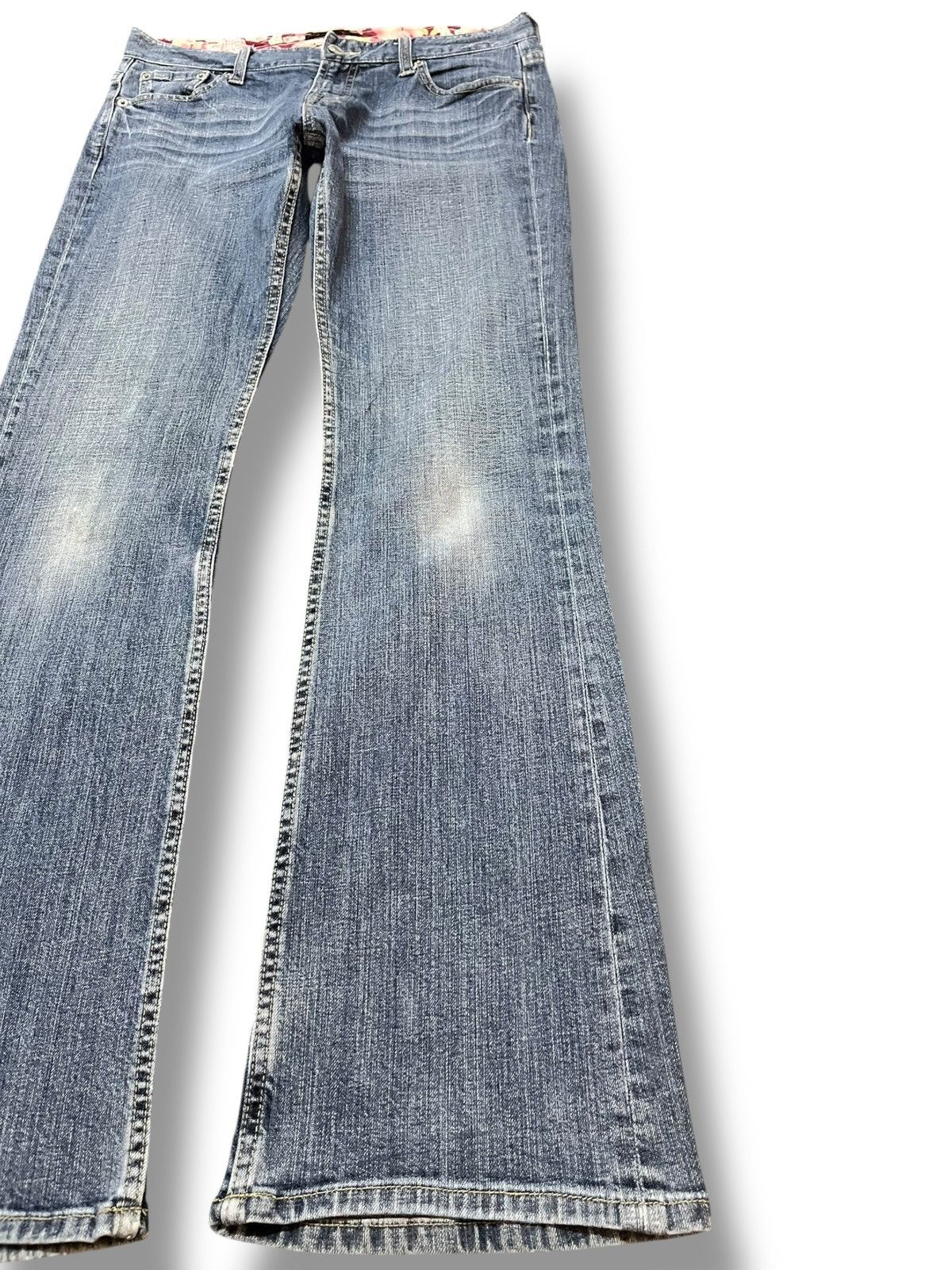 Japanese Brand Vintage Oririn Floral Waist Flare Bootcut Denim Size US 30 / EU 46 - 5 Thumbnail