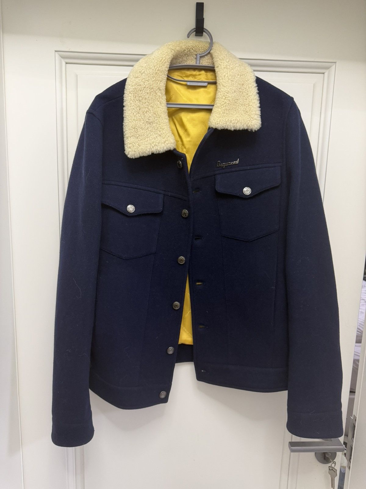 Dsquared2 dsquared2 d2 wool fur jacket parka coat dior prada Size US S / EU 44-46 / 1 - 4 Thumbnail
