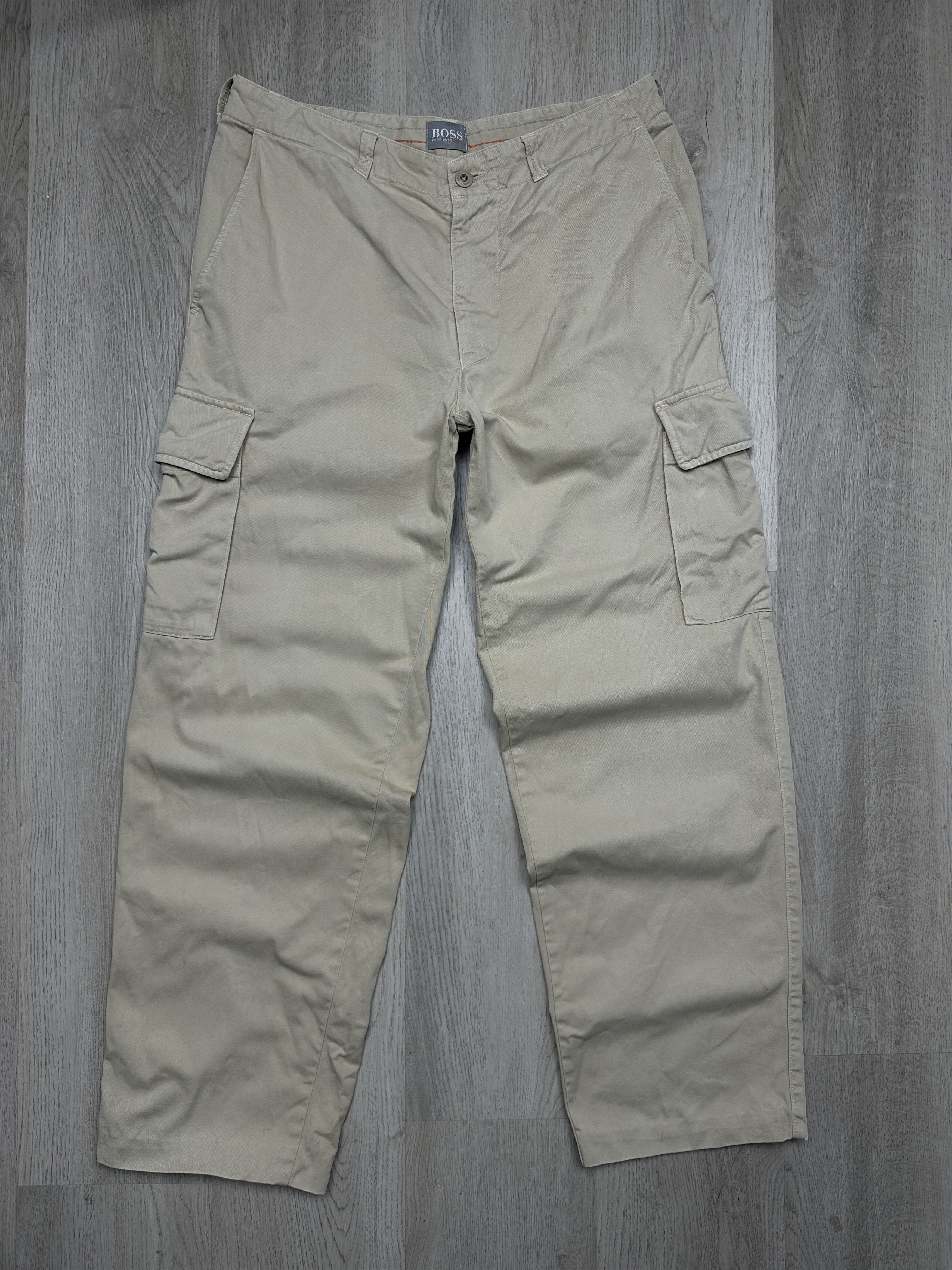 Hugo Boss × Vintage Hugo Boss Vintage Mens Cargo Pants Size US 32 / EU 48 - 1 Thumbnail